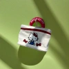 White Hello Kitty cartoon makeup bag portable toiletry and storage bag Specification image